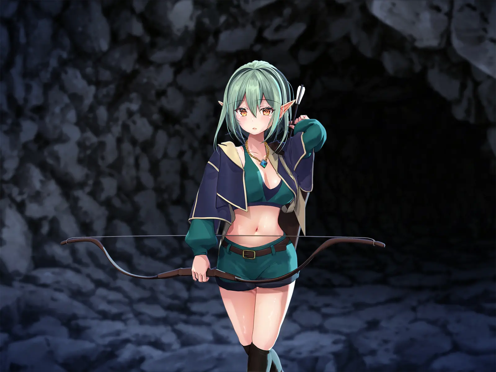 Half Elf Wa Goblin Snyou No Harami Bukuro To Shite